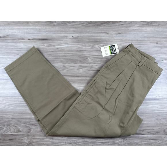Duluth Men’s DuluthFlex Ballroom Relaxed Fit Pleated Khakis 36 x 34 - Picture 2 of 7